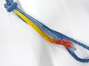 正絹　夏手組帯締め